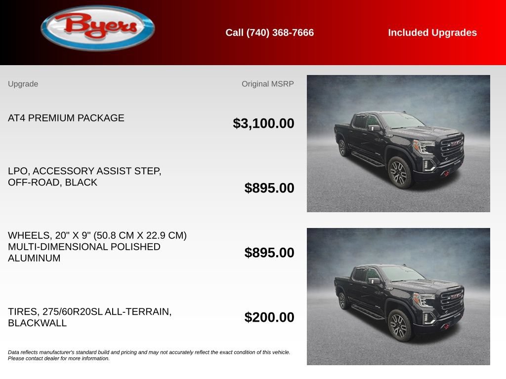 Used 2019 GMC Sierra 1500 AT4 w/ AT4 Premium Package AWD/4WD image 5