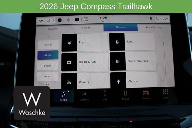 New 2026 Jeep Compass Trailhawk w/ Sun, Sound & Navigation Group image 43