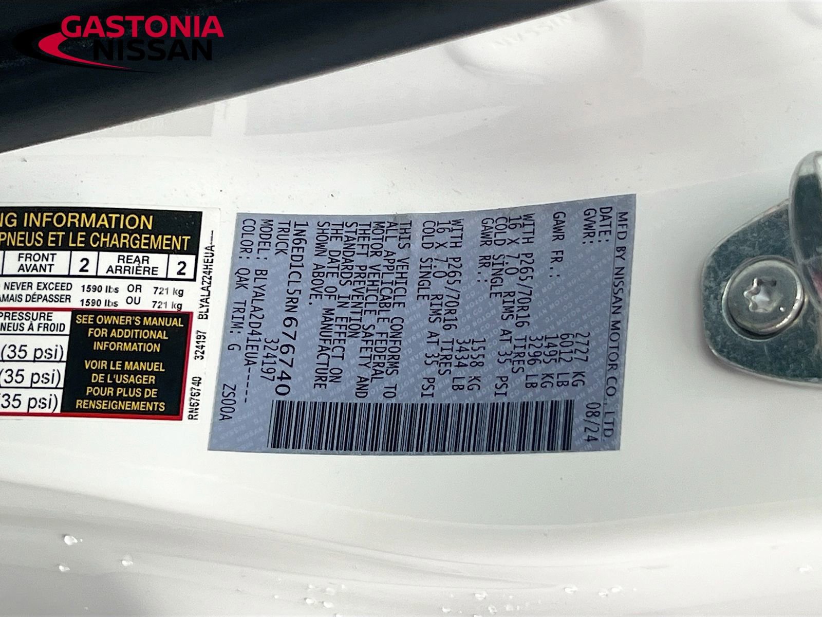 Used 2024 Nissan Frontier S image 35