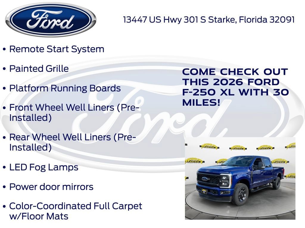New 2026 Ford F250 XL w/ STX Appearance Package image 30