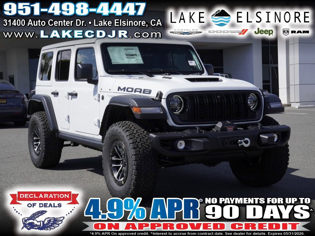 New 2026 Jeep Wrangler Unlimited Rubicon 392 w/ Quick Order Package 27X Moab
