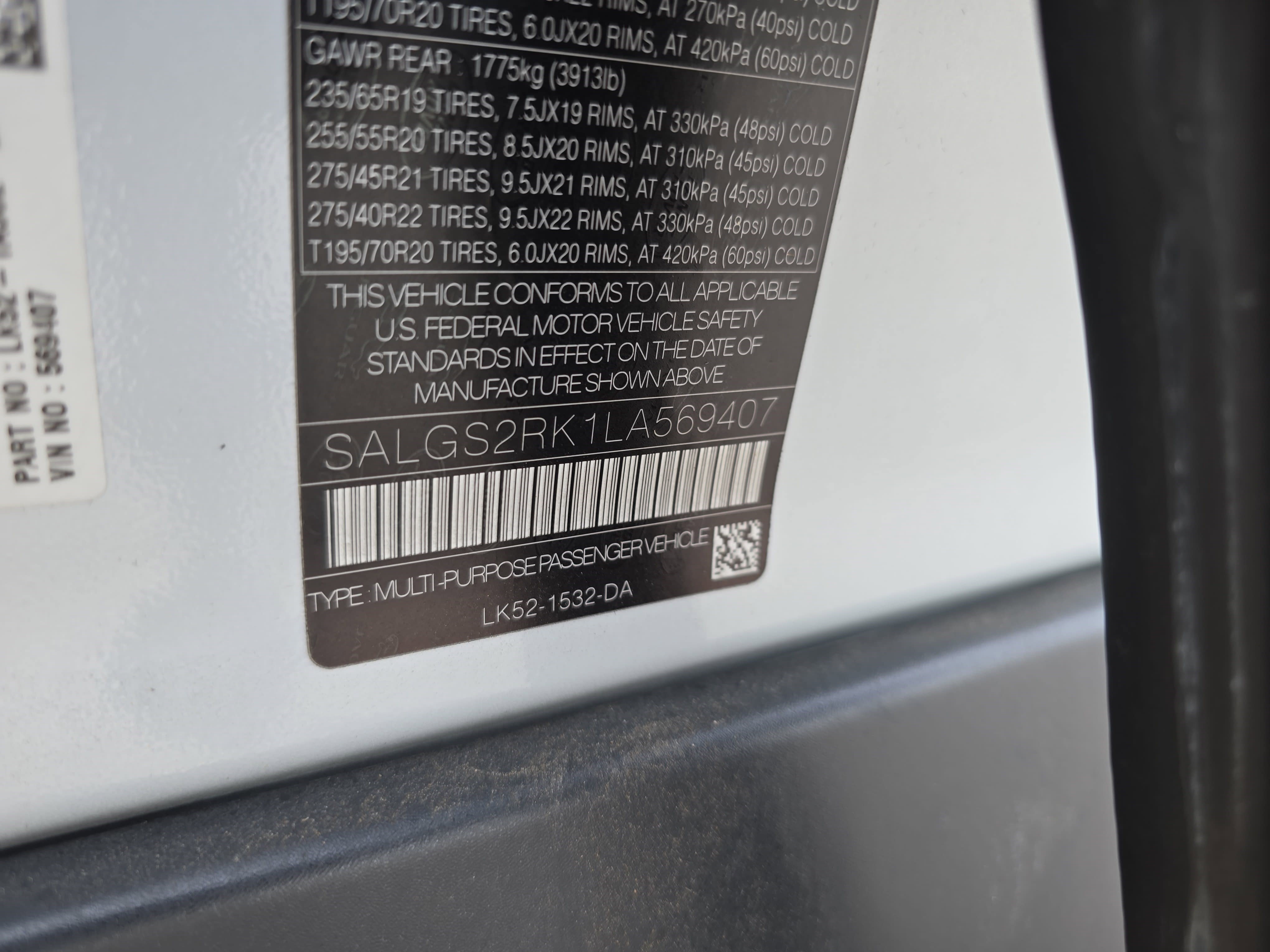 Used 2020 Land Rover Range Rover HSE image 35