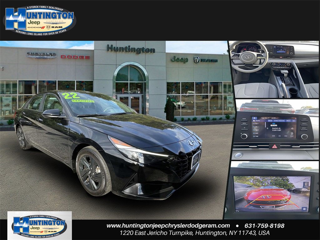Certified 2022 Hyundai Elantra SEL