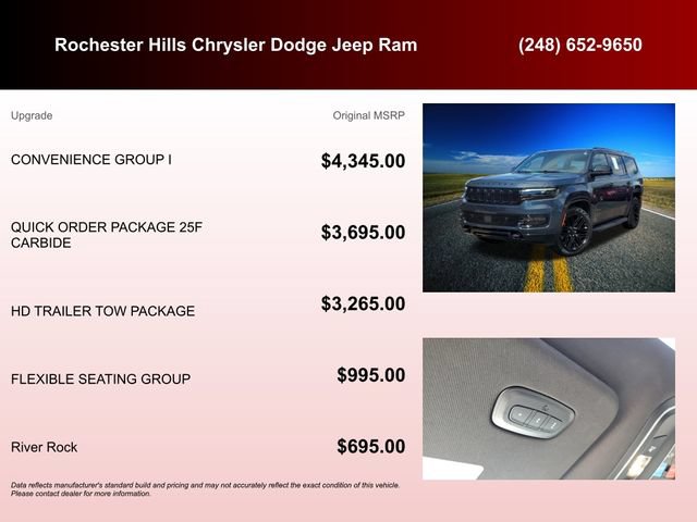 Used 2024 Jeep Wagoneer Series II w/ Convenience Group I AWD/4WD image 6