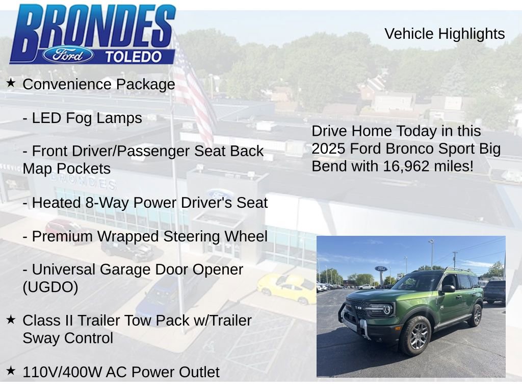 Used 2025 Ford Bronco Sport Big Bend AWD/4WD image 17