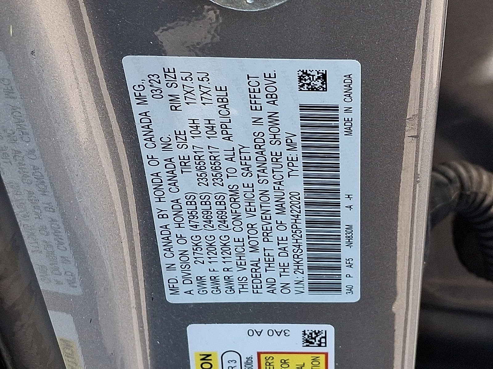 Certified 2023 Honda CR-V LX image 4