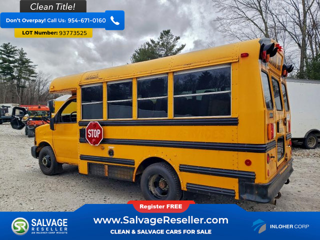 Used 2014 Chevrolet Express 3500 w/ School Bus Package RWD image 4