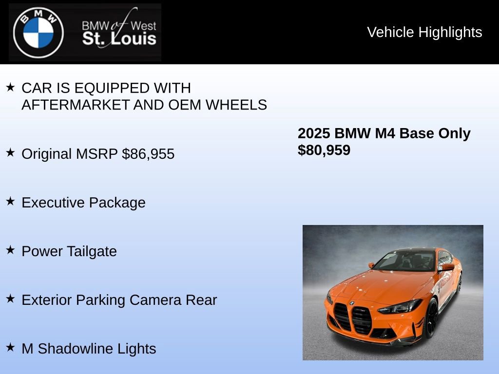 Used 2025 BMW M4 Coupe w/ Executive Package image 16