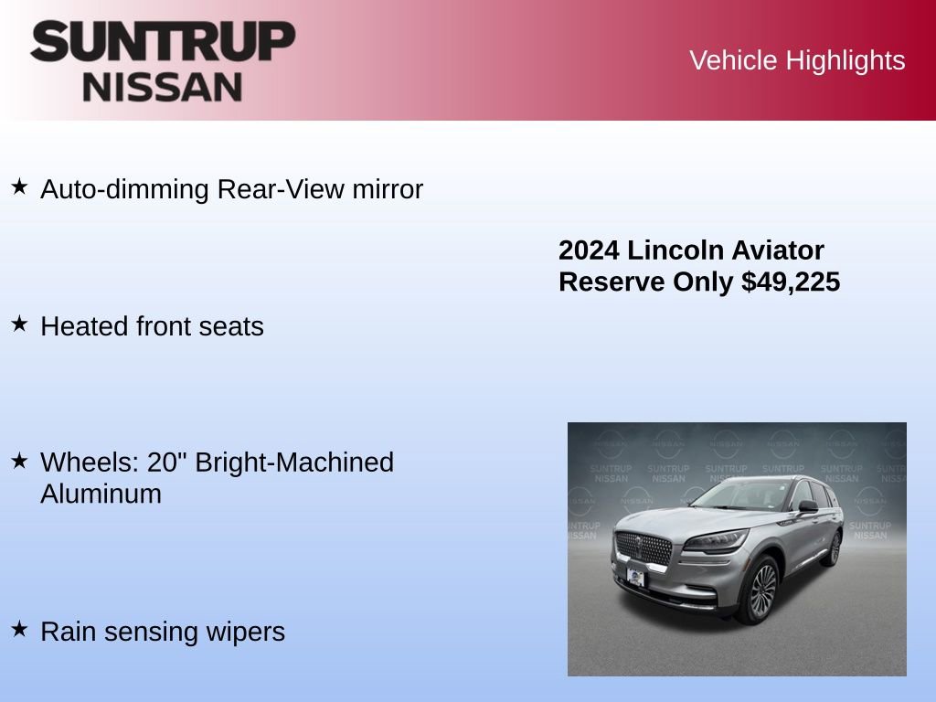 Used 2024 Lincoln Aviator Reserve image 23
