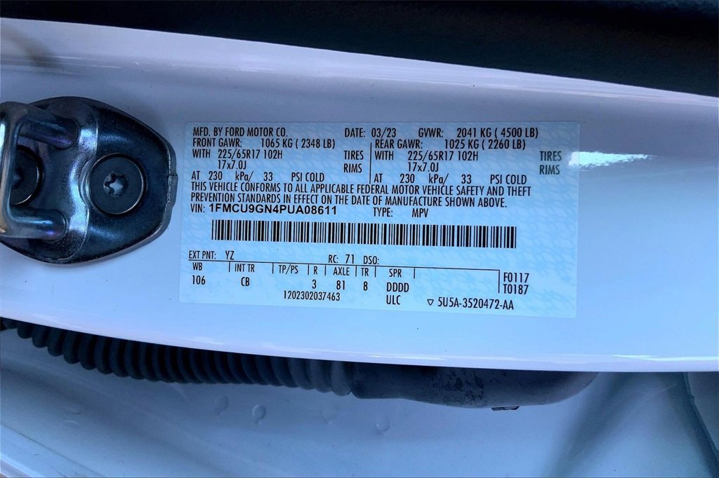 Used 2023 Ford Escape Active image 9