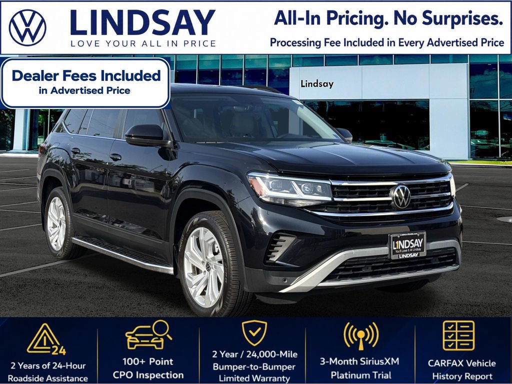 Used 2023 Volkswagen Atlas SE w/ Panoramic Sunroof Package