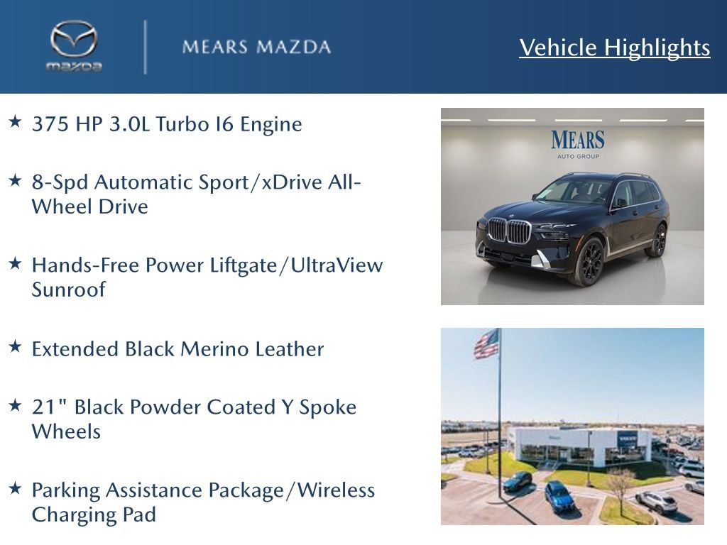 Used 2023 BMW X7 xDrive40i AWD/4WD image 2
