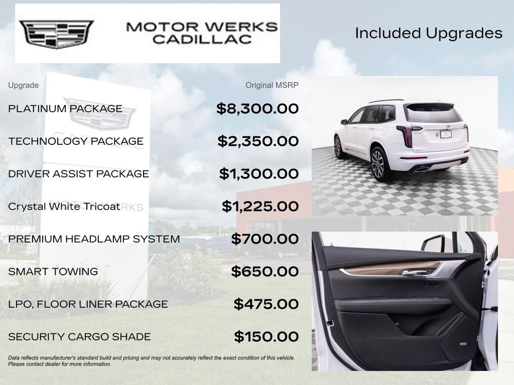 Certified 2025 Cadillac XT6 Sport w/ Platinum Package image 9