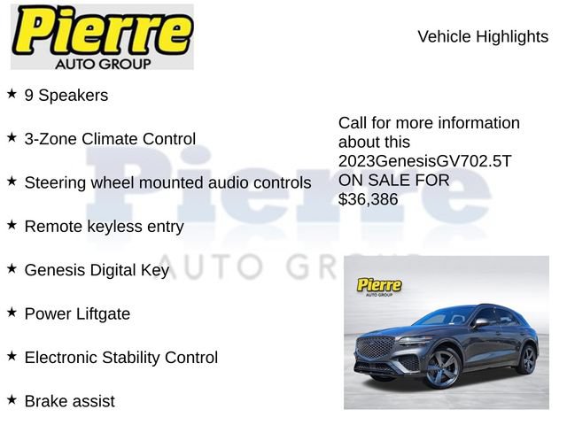 Used 2023 Genesis GV70 2.5T w/ Sport Prestige Package AWD/4WD image 14