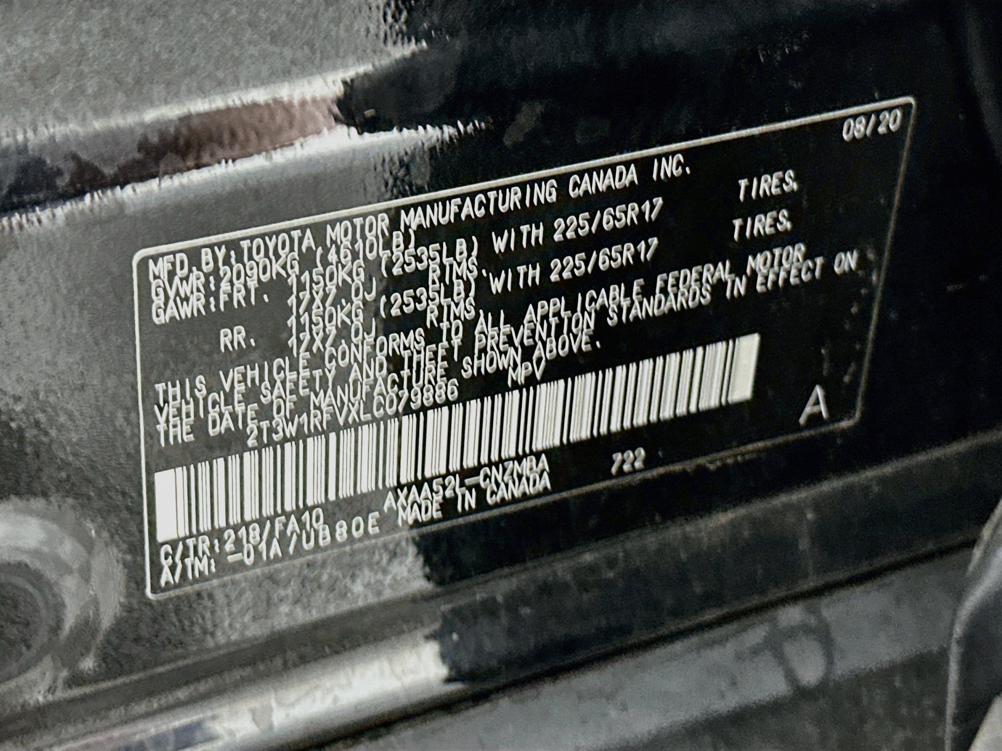 Used 2020 Toyota RAV4 XLE w/ Convenience Package FWD image 12