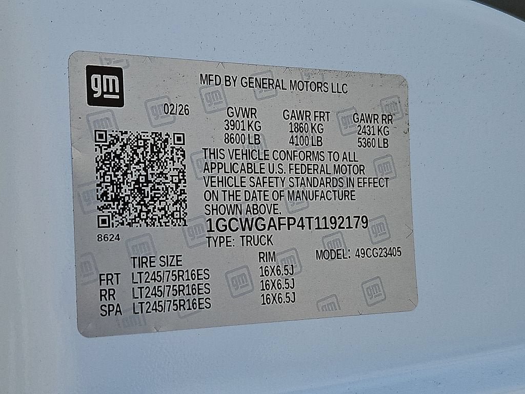 New 2026 Chevrolet Express 2500 w/ Driver Convenience Package RWD image 18