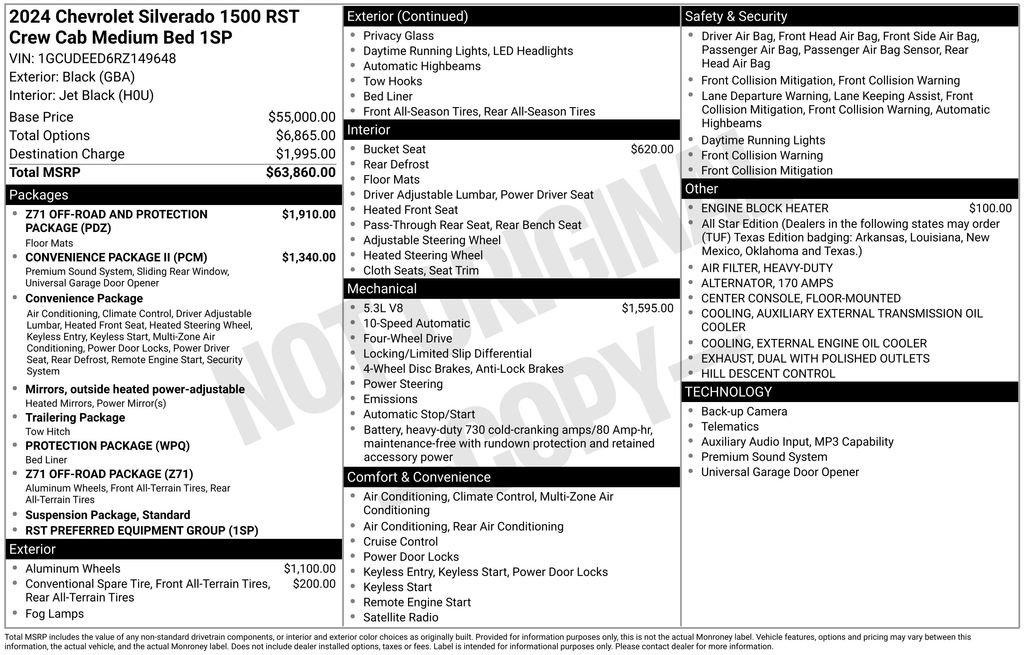 Used 2024 Chevrolet Silverado 1500 RST AWD/4WD image 34