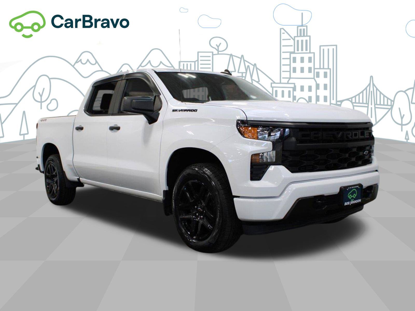 Certified 2024 Chevrolet Silverado 1500 Custom w/ Turbomax Blackout Package