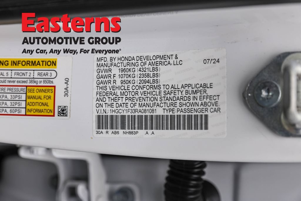 Used 2024 Honda Accord EX image 33
