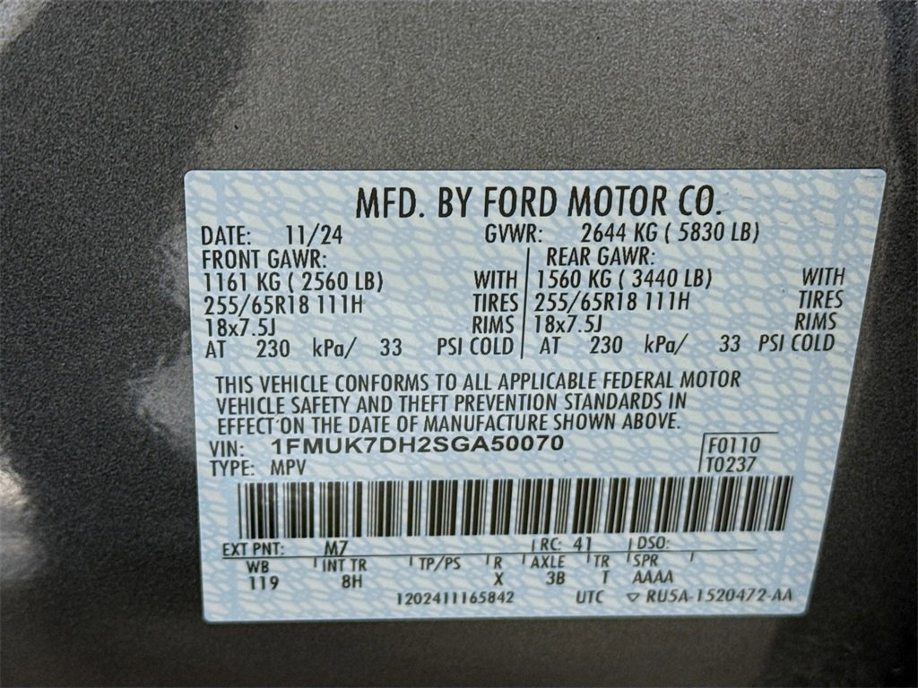 Used 2025 Ford Explorer Active image 33
