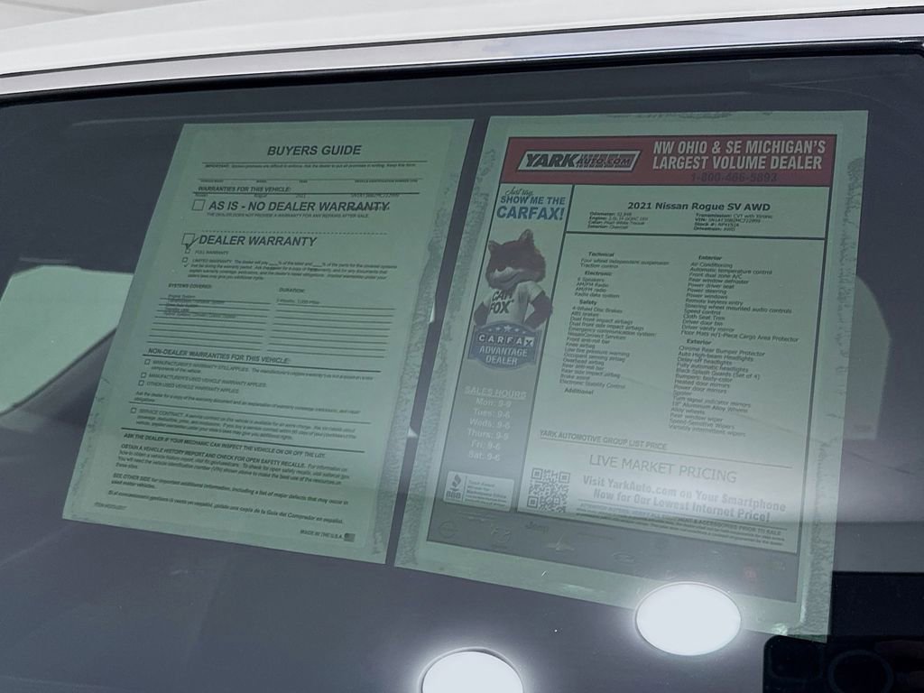 Used 2021 Nissan Rogue SV AWD/4WD image 13
