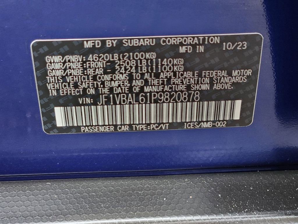 Used 2023 Subaru WRX Limited image 26