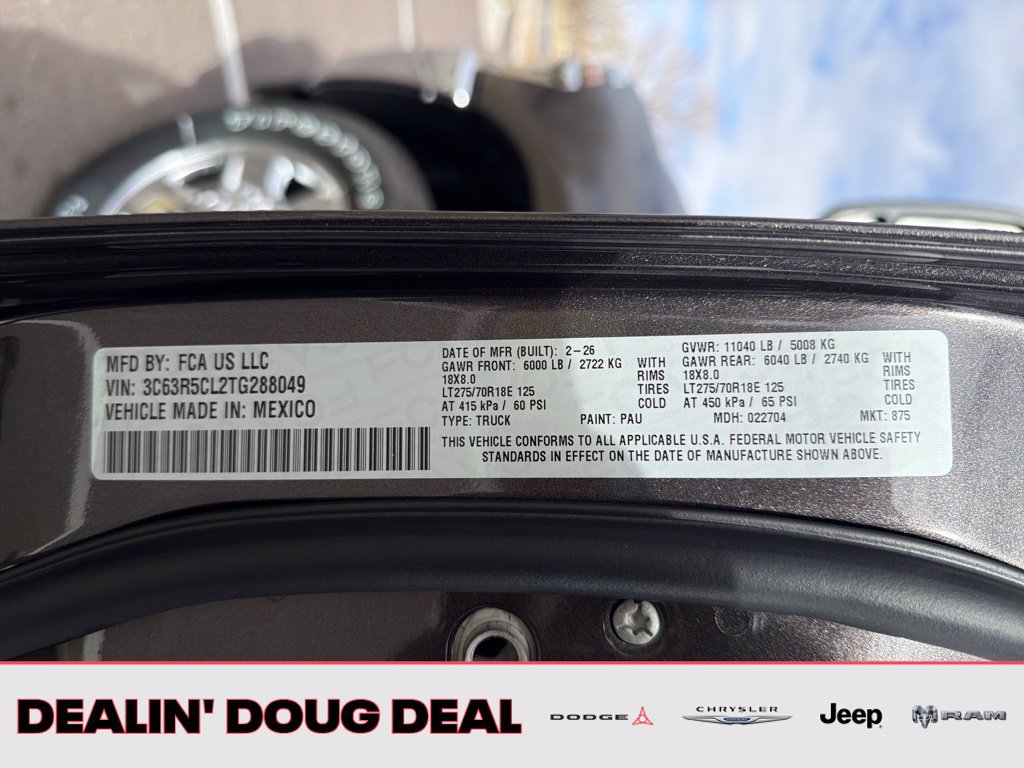 New 2026 RAM 2500 Tradesman AWD/4WD image 29