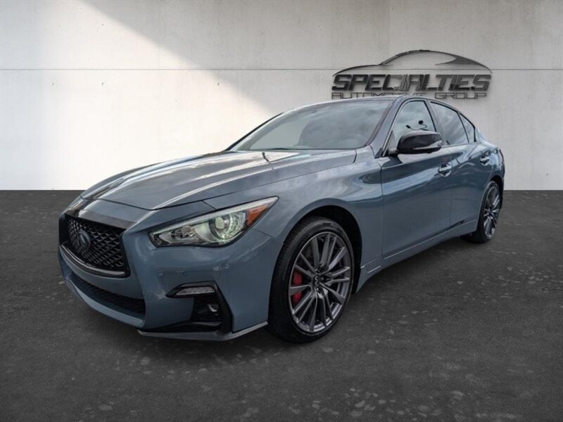 Used 2021 INFINITI Q50 Red Sport 400 w/ Proactive Package AWD/4WD image 5