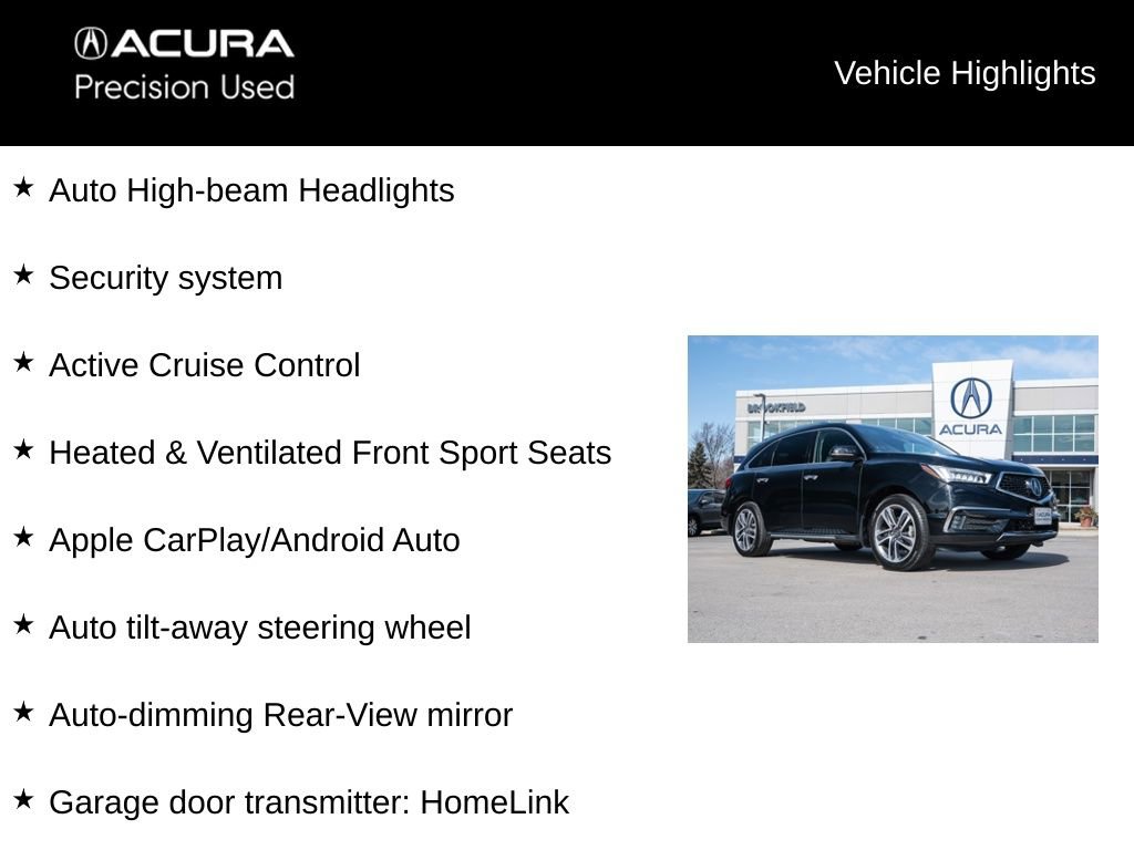 Certified 2018 Acura MDX w/ Advance & Entertainment image 21