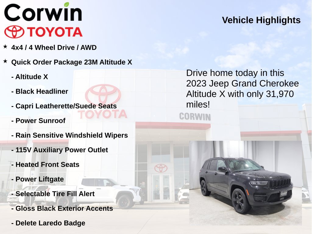Used 2023 Jeep Grand Cherokee Altitude AWD/4WD image 7