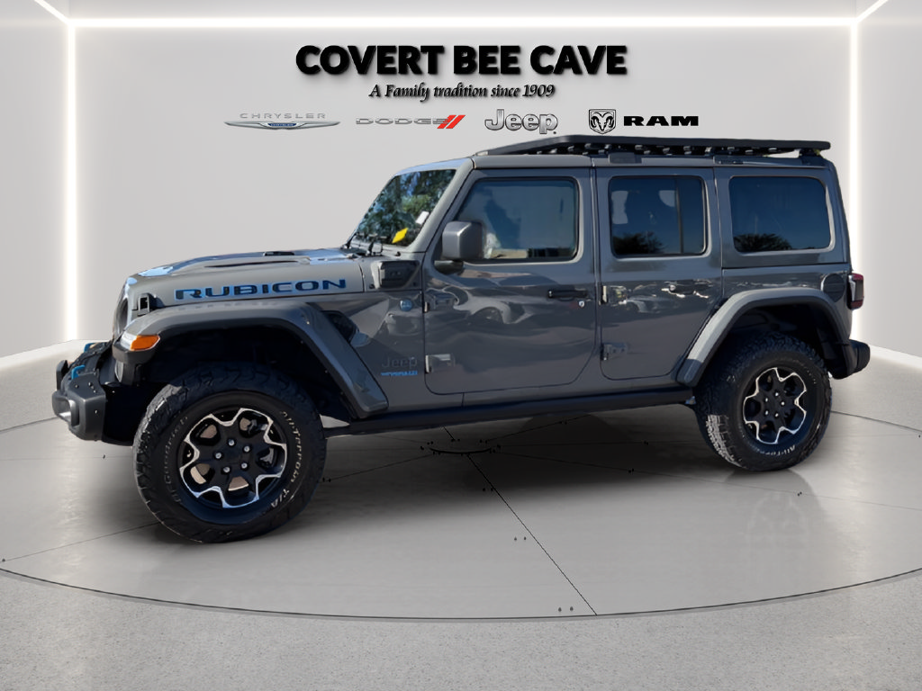 Used 2022 Jeep Wrangler Unlimited Rubicon 4xe w/ Steel Bumper Group AWD/4WD image 4