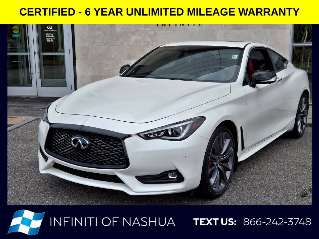 Certified 2022 INFINITI Q60 Red Sport 400 w/ Cargo Package AWD/4WD image 1