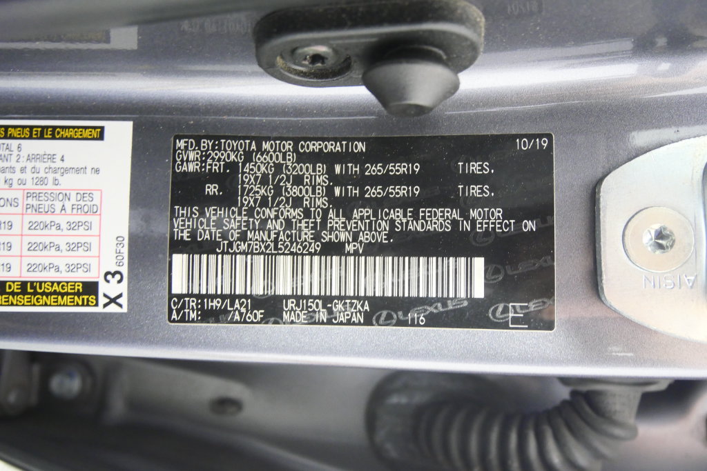 Used 2020 Lexus GX 460 Luxury w/ Luxury Sport Package AWD/4WD image 28
