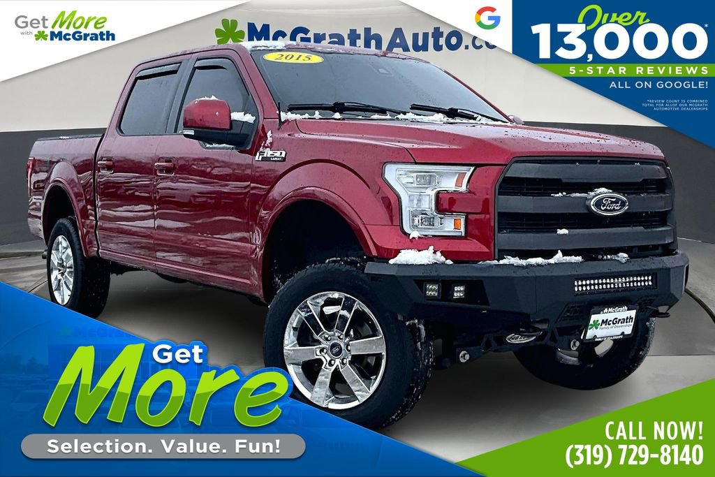 Used 2015 Ford F150 Lariat w/ Equipment Group 502A Luxury video 1