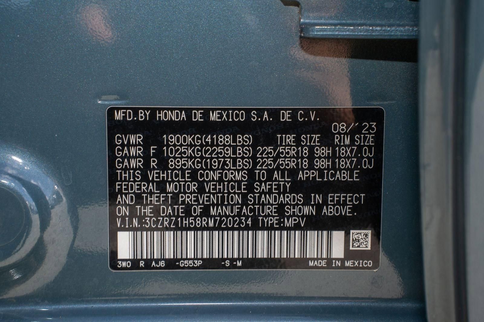 Certified 2024 Honda HR-V Sport image 38