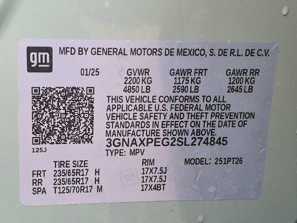 Used 2025 Chevrolet Equinox LT w/ Convenience Package II AWD/4WD image 32