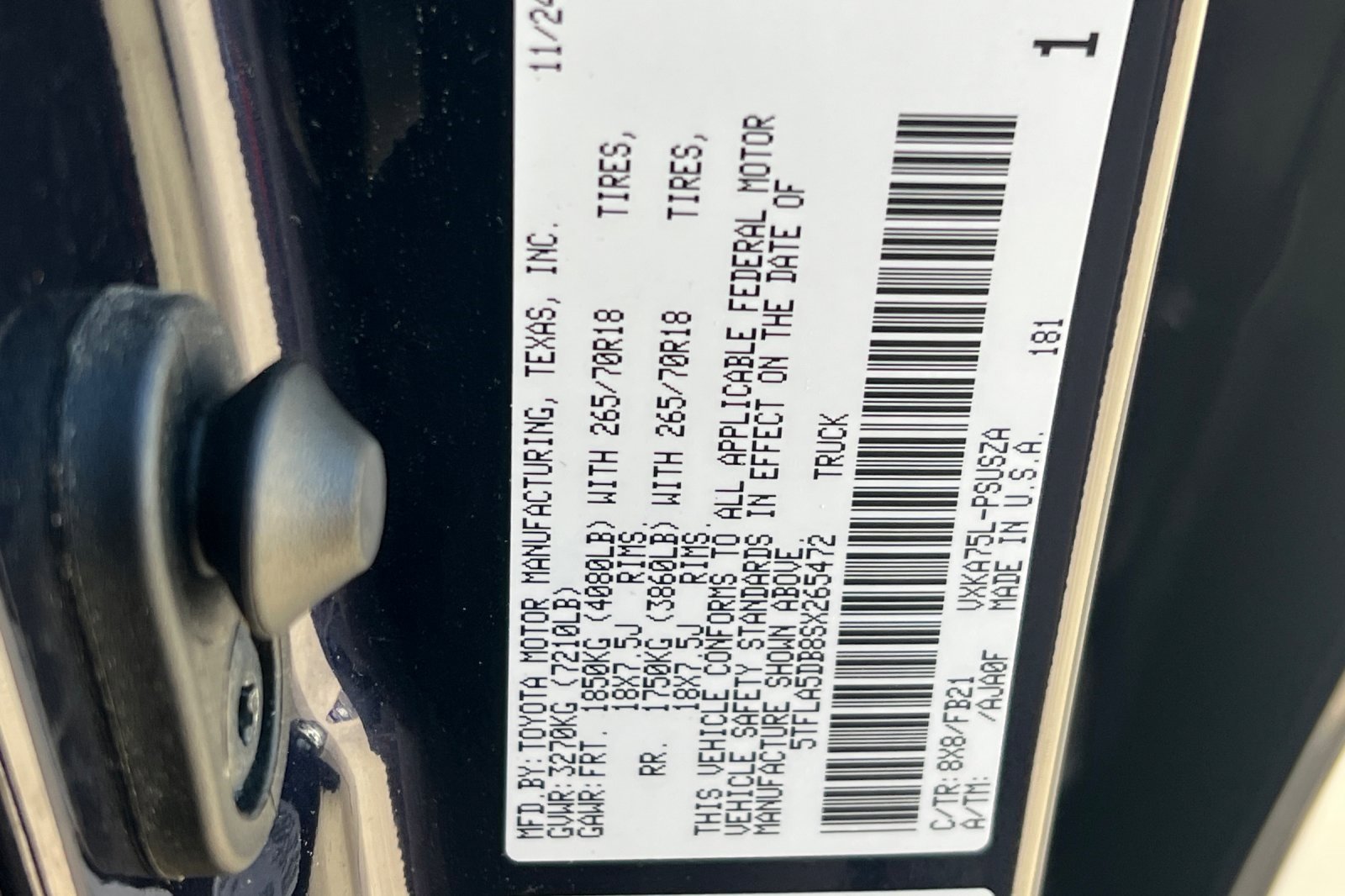 Used 2025 Toyota Tundra SR5 w/ TRD Off-Road Package image 24