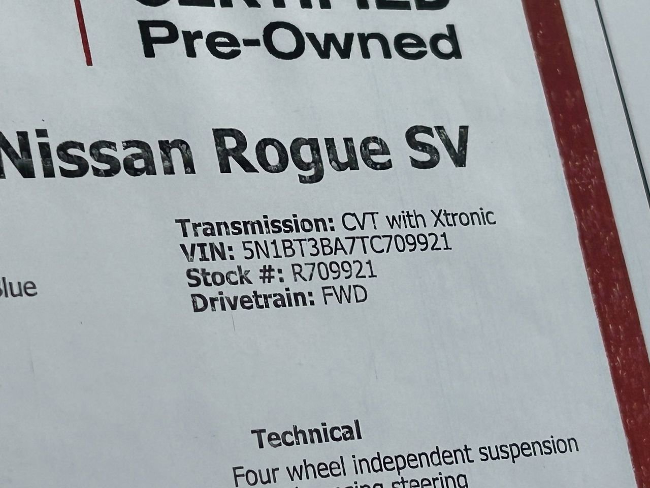 Certified 2026 Nissan Rogue SV image 36