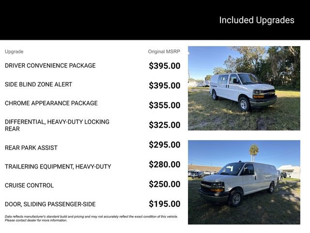 New 2025 Chevrolet Express 2500 w/ Driver Convenience Package RWD image 14