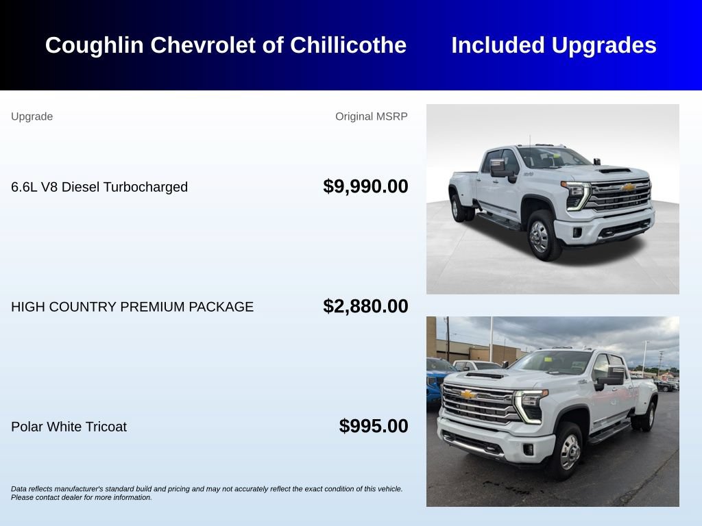 Used 2026 Chevrolet Silverado 3500 High Country w/ High Country Premium Package AWD/4WD image 3