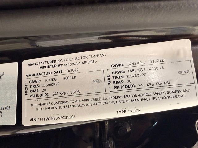 Used 2022 Ford F150 XLT w/ Equipment Group 302A High AWD/4WD image 52