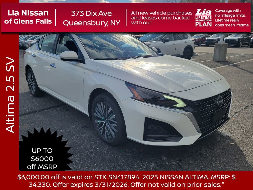 New 2025 Nissan Altima 2.5 SV w/ SV Premium Package