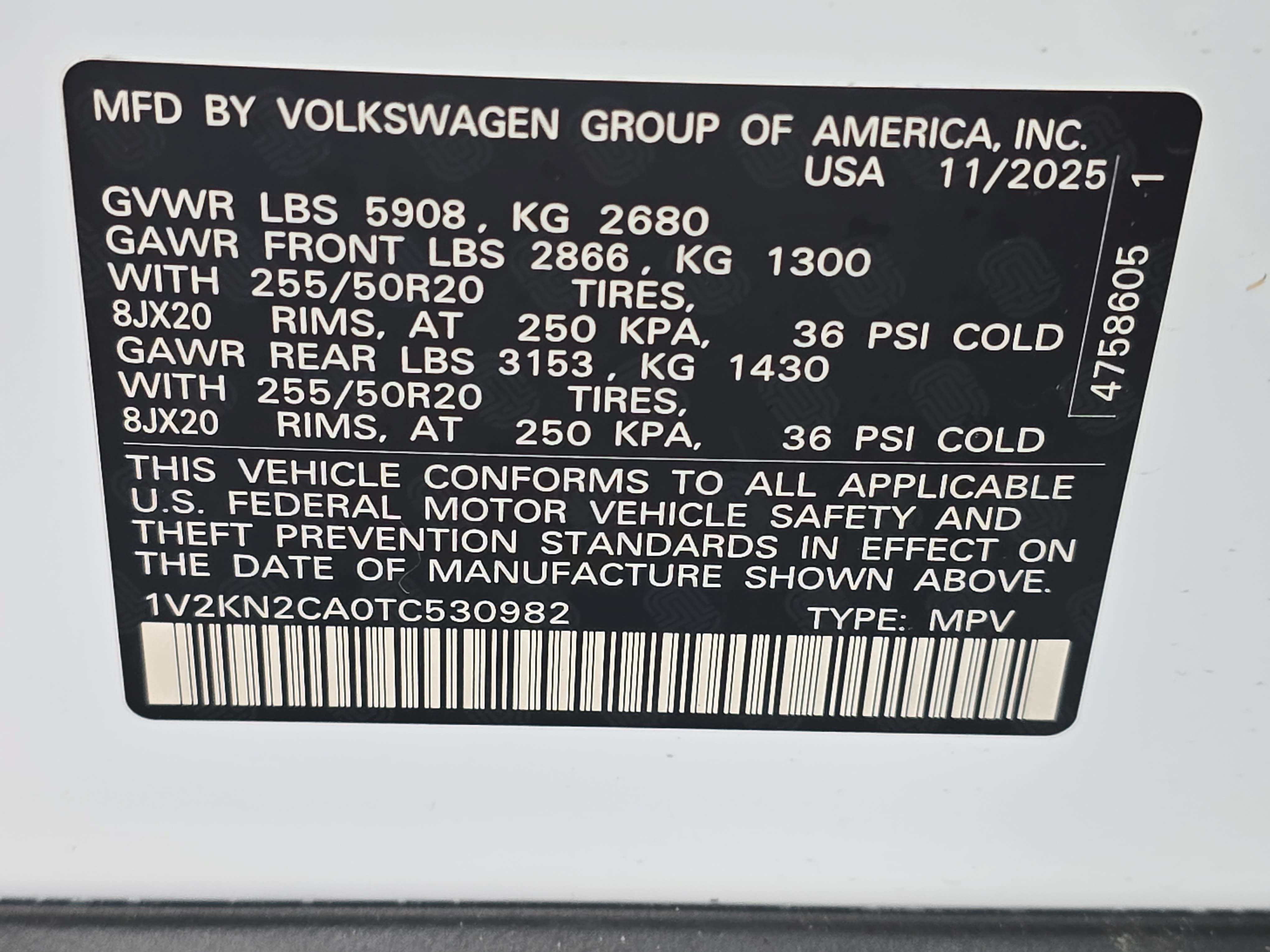 New 2026 Volkswagen Atlas SE AWD/4WD image 37