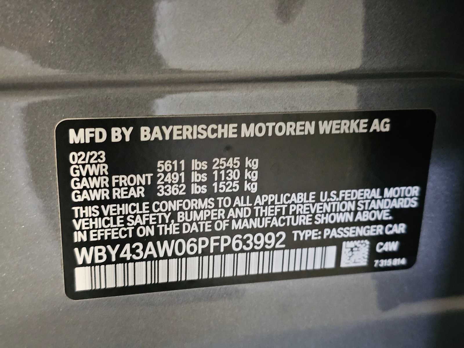 Certified 2023 BMW i4 eDrive35 w/ Premium Package RWD image 37