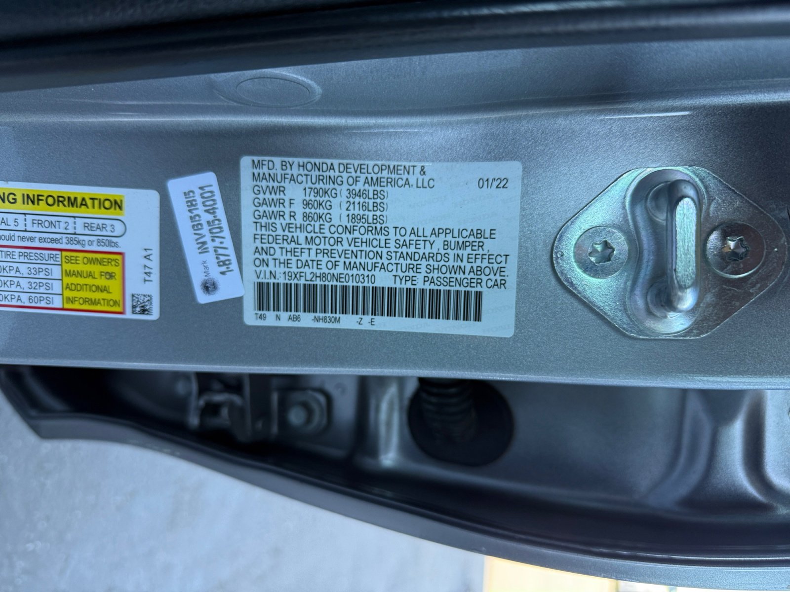 Used 2022 Honda Civic Sport image 24