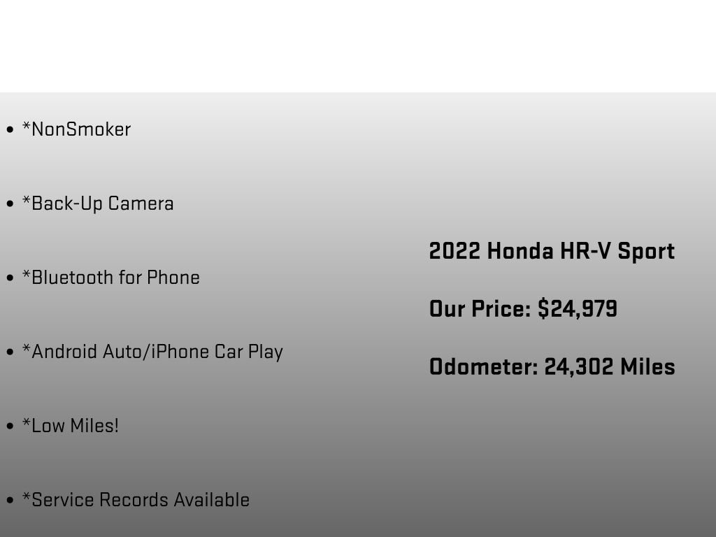 Used 2022 Honda HR-V Sport image 6