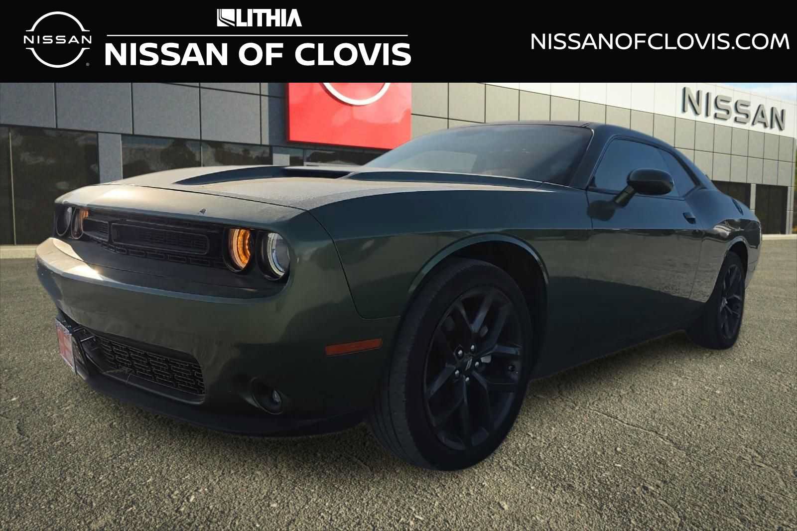 Used 2022 Dodge Challenger SXT w/ Blacktop Package RWD image 1