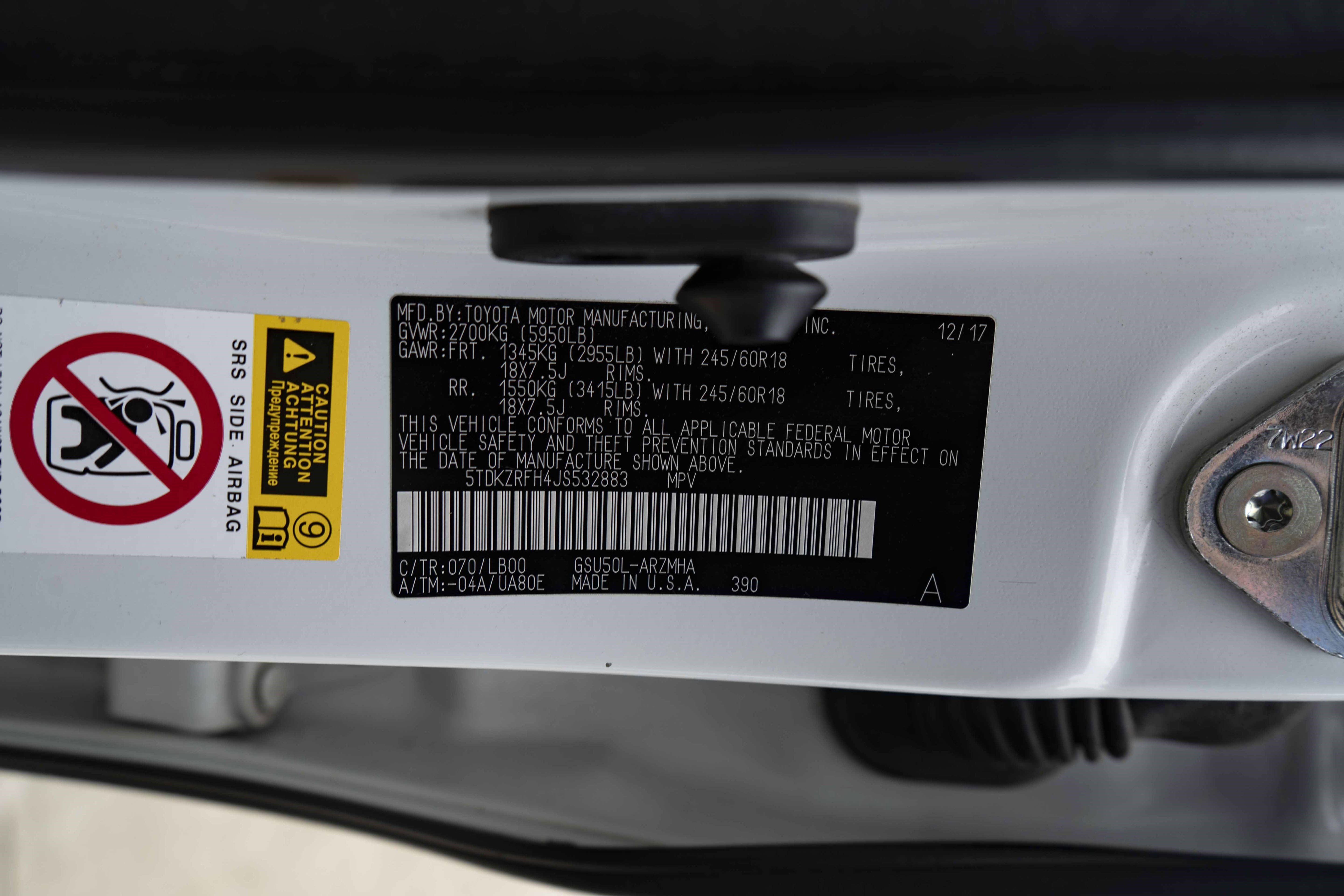 Used 2018 Toyota Highlander XLE FWD image 46