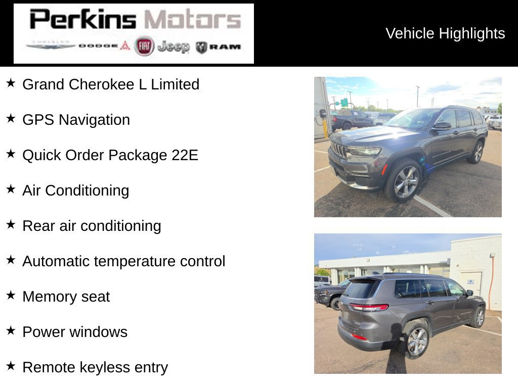 Used 2021 Jeep Grand Cherokee L Limited AWD/4WD image 12