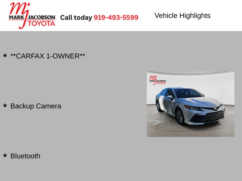 Used 2022 Toyota Camry LE FWD image 5